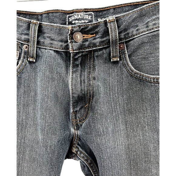 LEVI Strauss Signature Gold Womens Bootcut Jeans W29 Excellent Shape 8" Rise - Picture 7 of 10